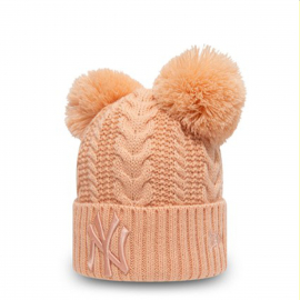 Шапка New Era NEW YORK YANKEES KIDS PINK DOUBLE POM BEANIE HAT 60141621*AW22 NE