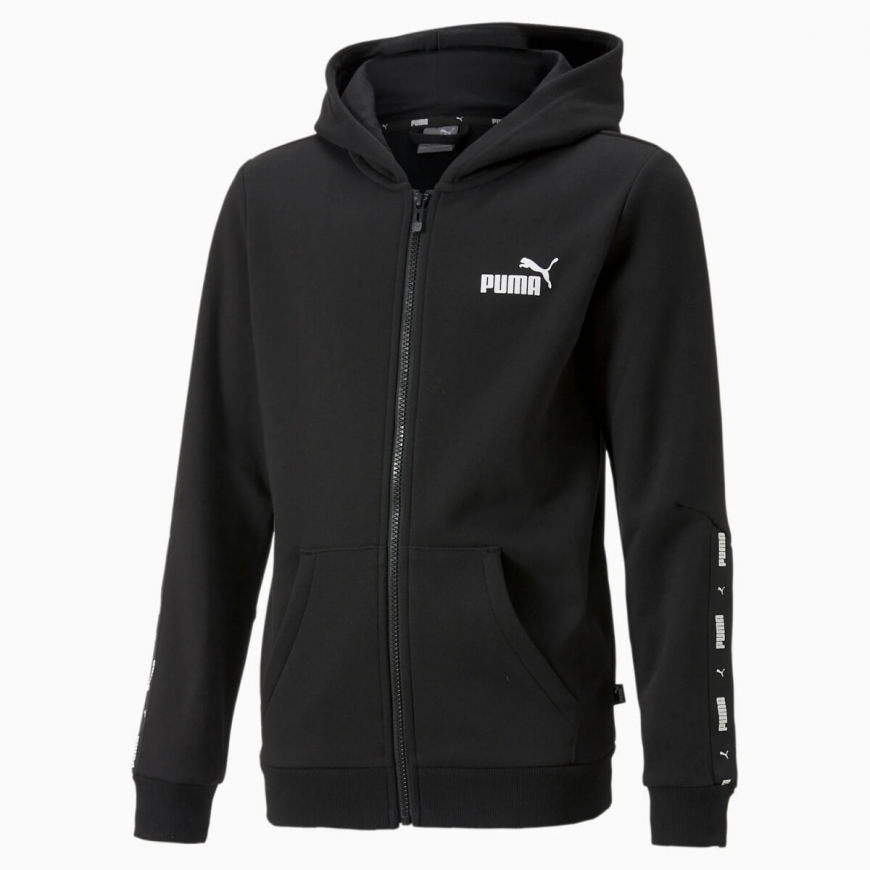 Толстовка дитяча PUMA ESS+ Tape Full-Zip Hoodie 67009001 - Зображення