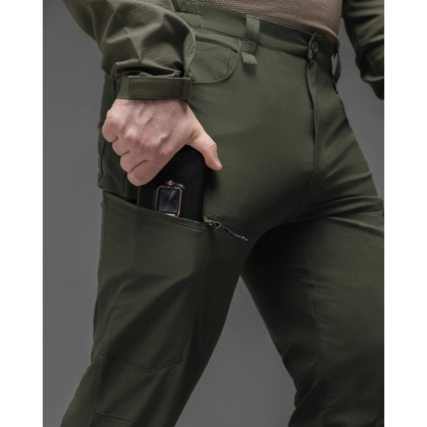 Брюки карго тактичні BEZET TactDry хакі 11305 - Зображення №9