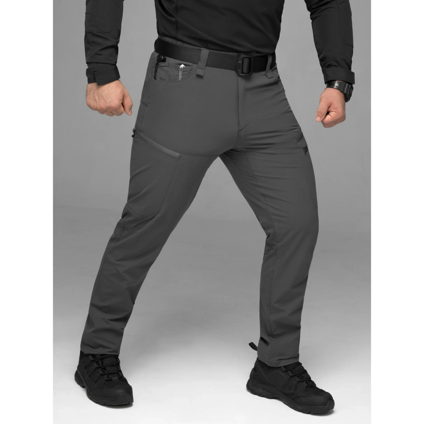Брюки карго тактичні BEZET TactDry сірий 11958 - Зображення №7