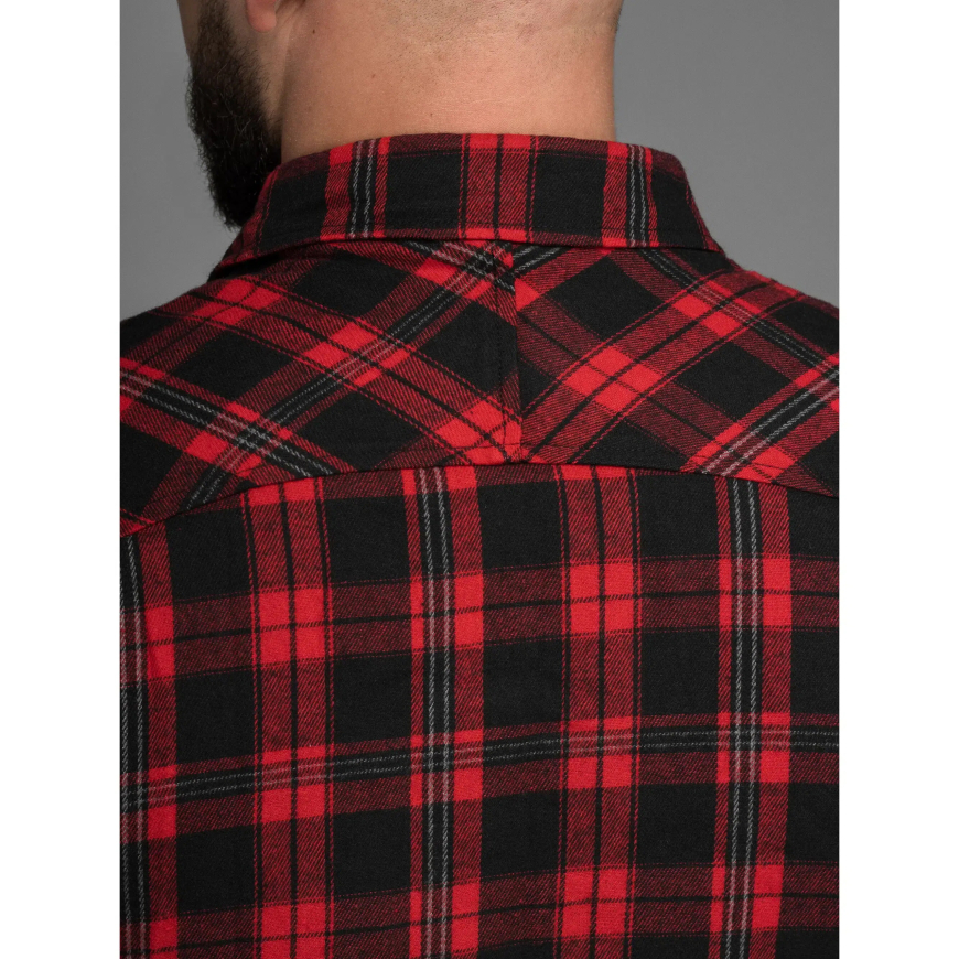 Сорочка фланелева BEZET Defender чорний/червоний 11994 - Зображення №9