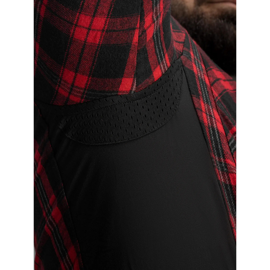 Сорочка фланелева BEZET Defender чорний/червоний 11994 - Зображення №10