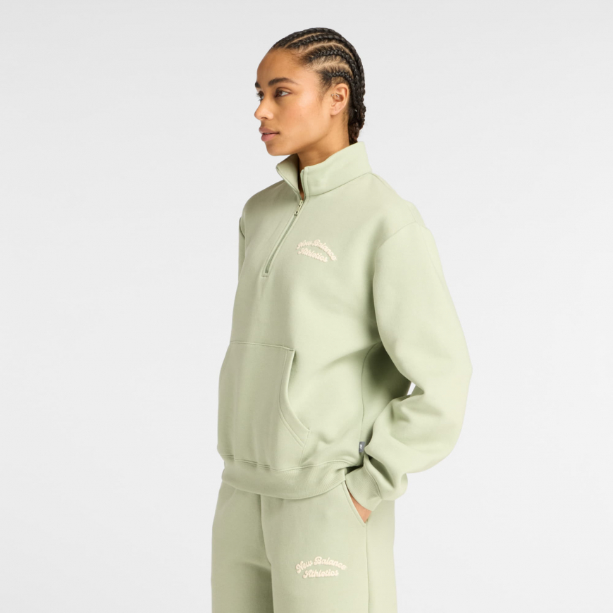 Реглан New Balance  Linear Heritage Fleece Half Zip  WT53511GAS - Зображення