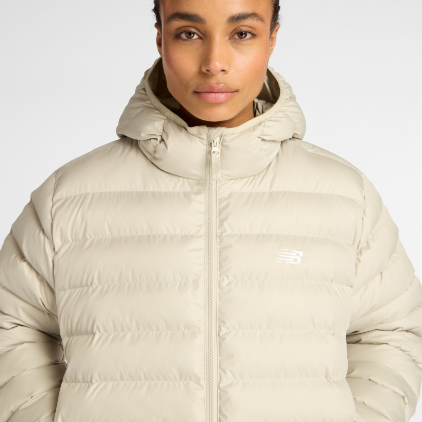 Куртка жіноча New Balance Sport Essentials Hooded Puffer WO53500SHY - Зображення №5