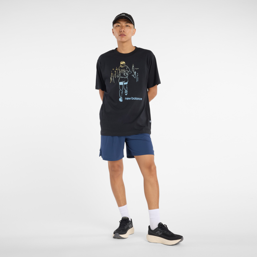 Футболка чоловіча NB Before and After MT53934BK - Зображення №3