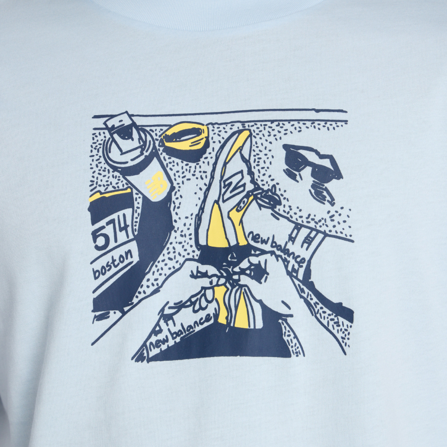 Футболка чоловіча New Balance Break  MT61L3FMAA1 - Зображення №4