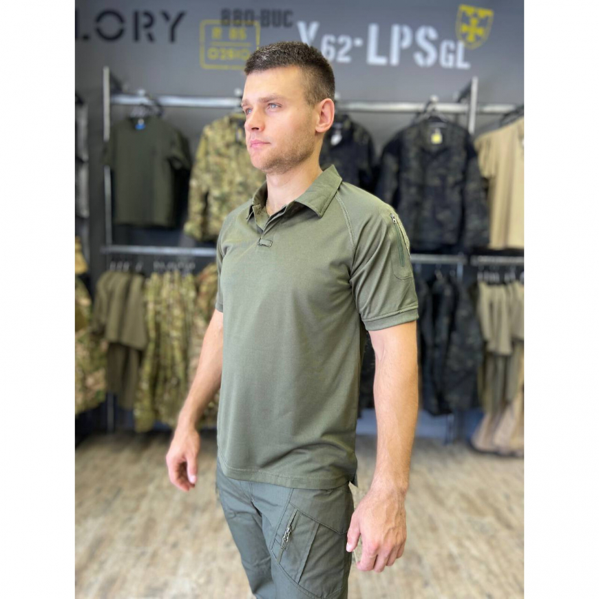 Поло військове Army Green 220705-007 - Зображення