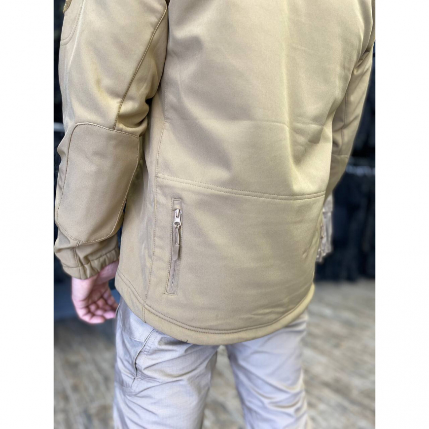 Куртка SoftShell війскова Khaki 220405-008 - Зображення №4