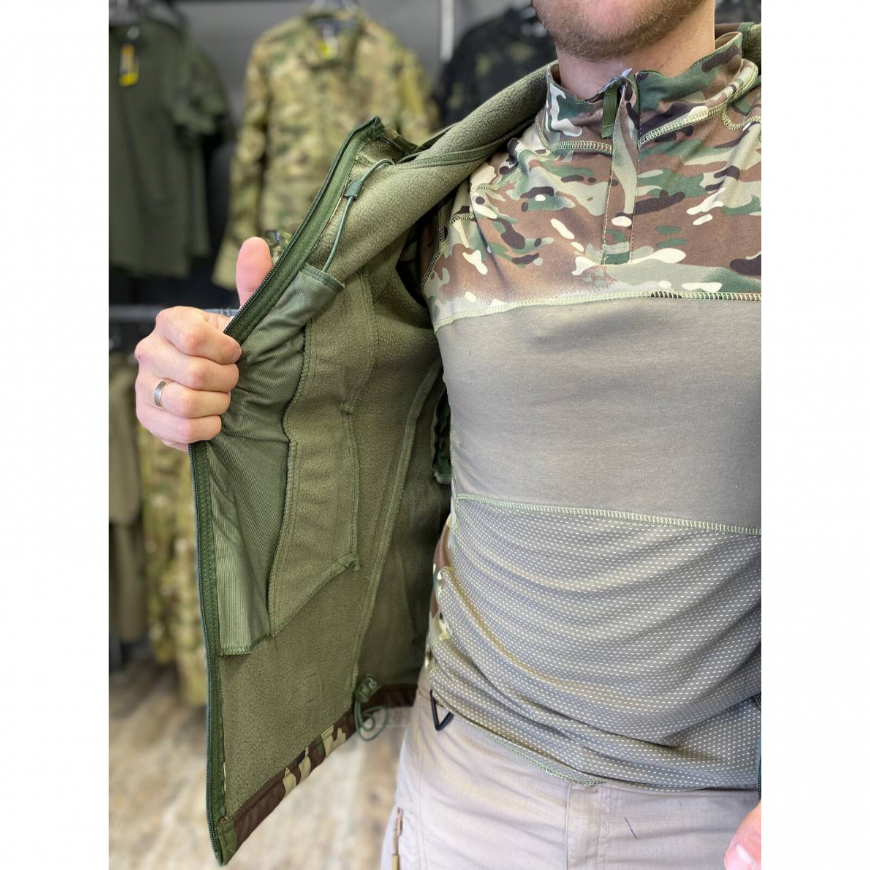 Куртка SoftShell війскова Woogland camo 220405-003 - Зображення №4