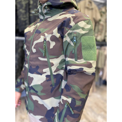 Куртка SoftShell війскова Woogland camo 220405-003