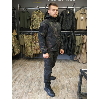 Куртка SoftShell війскова Black CP 220405-002