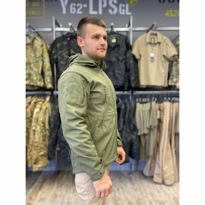 Куртка SoftShell війскова Army Green 220405-007