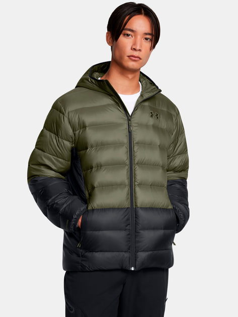 Пуховик короткий чоловічий Under Armour Legend Down Hooded Jacket  1385837-390*AW25  - Зображення №2