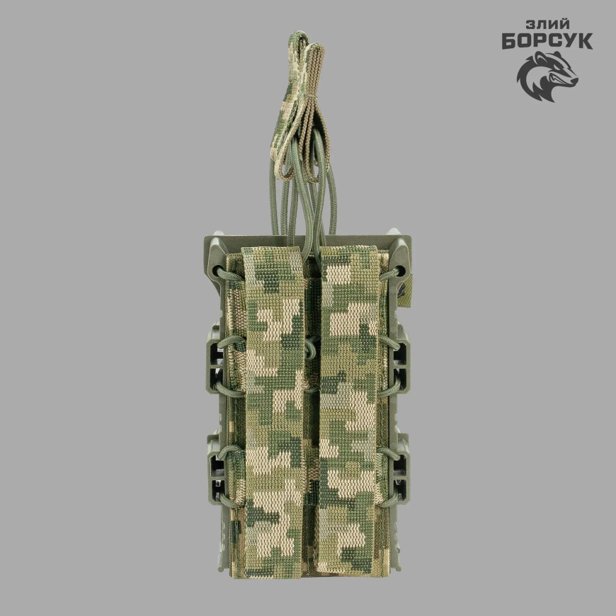 Підсумок Під 2 магазини відкритий з пластиком (Cordura)  2МВП1.2-0133 - Зображення №3