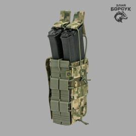 Підсумок Під 2 магазини відкритий з пластиком (Cordura)  2МВП1.2-0133
