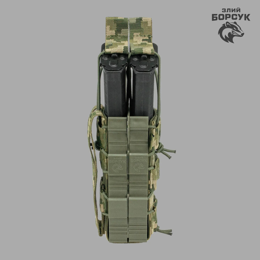 Підсумок Під 2 магазини відкритий з пластиком (Cordura)  2МВП1.2-0133 - Зображення №4