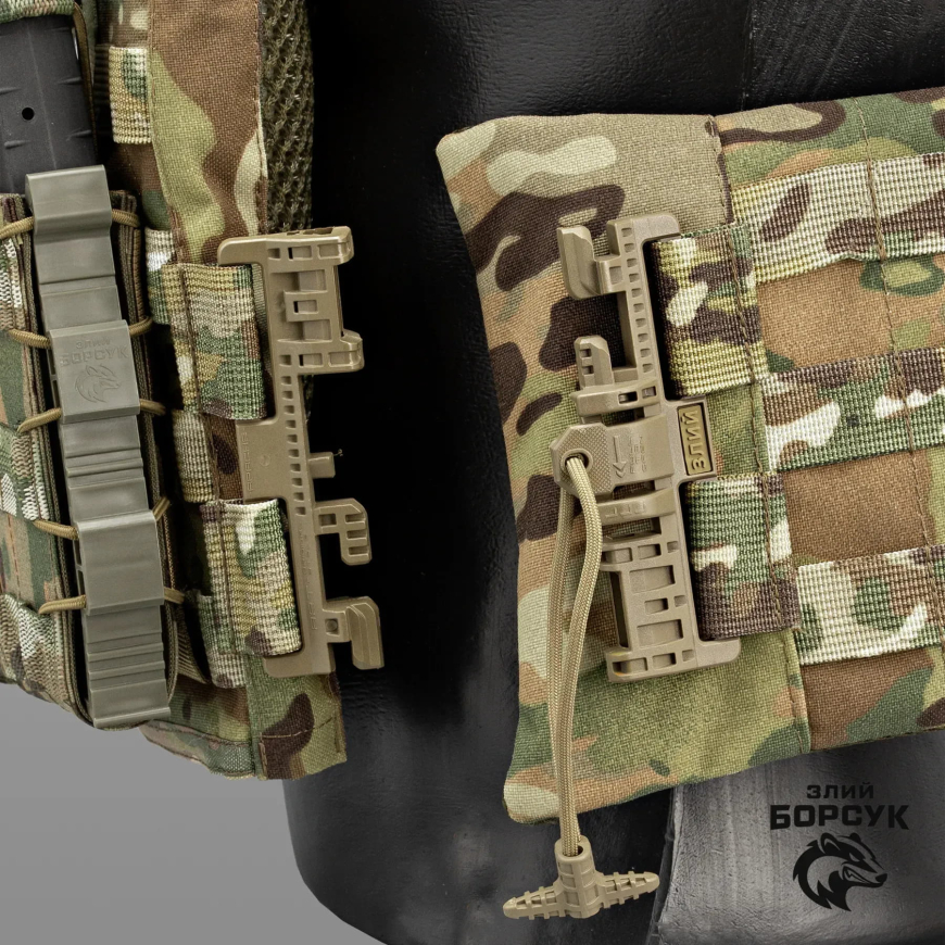 Плитоноска модель №6 "STALKER" з регульованим камербандом  ID_1788 - Зображення №10