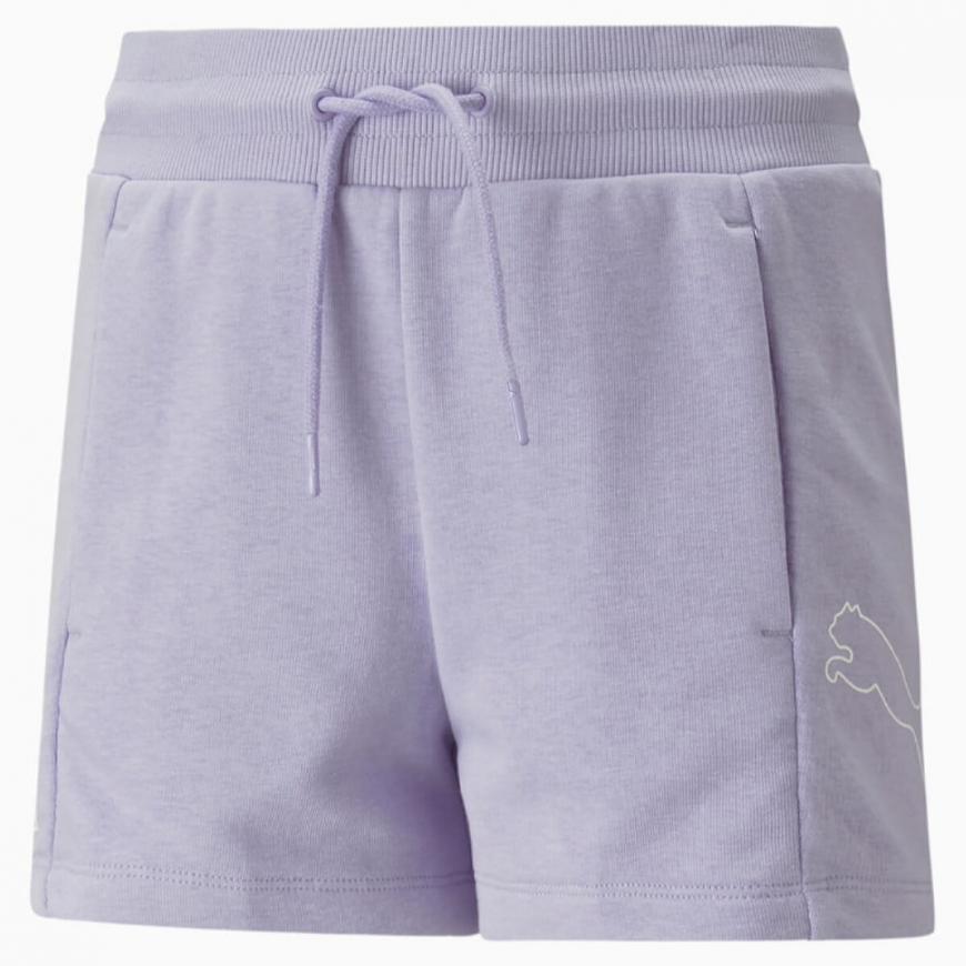 Шорти дитячі PUMA POWER HIGH-WAIST SHORTS YOUTH 67355325 - Зображення