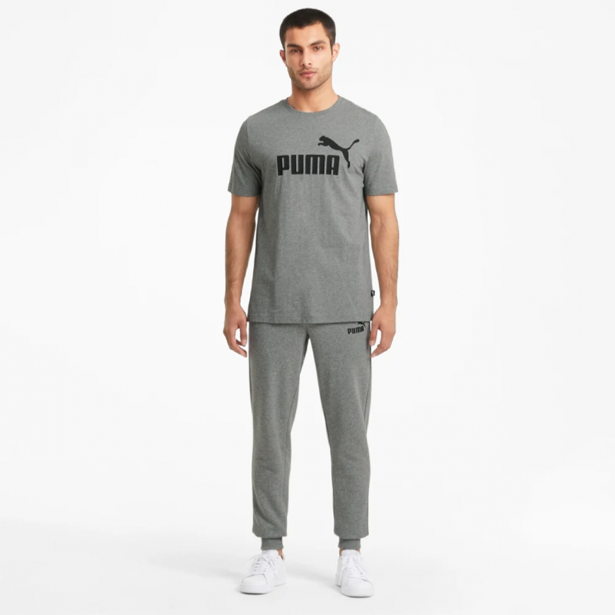 Футболка чоловіча PUMA ESSENTIALS LOGO MEN'S TEE 58666603 - Зображення №3