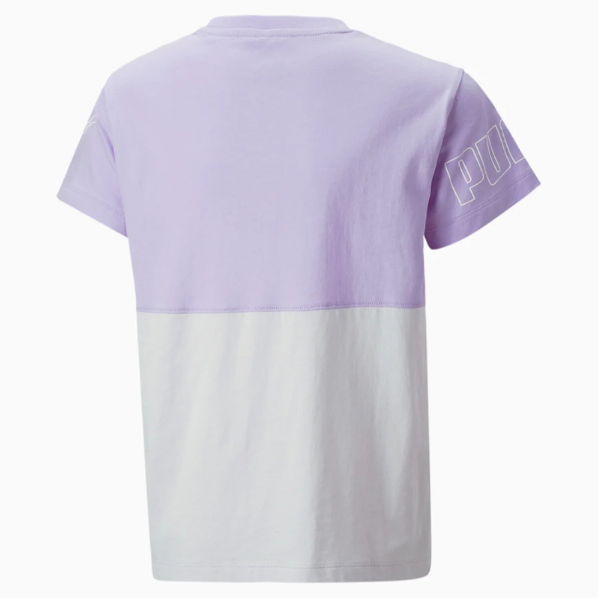 Футболка дитяча PUMA POWER COLOUR BLOCK TEE YOUTH 67354725 - Зображення №2