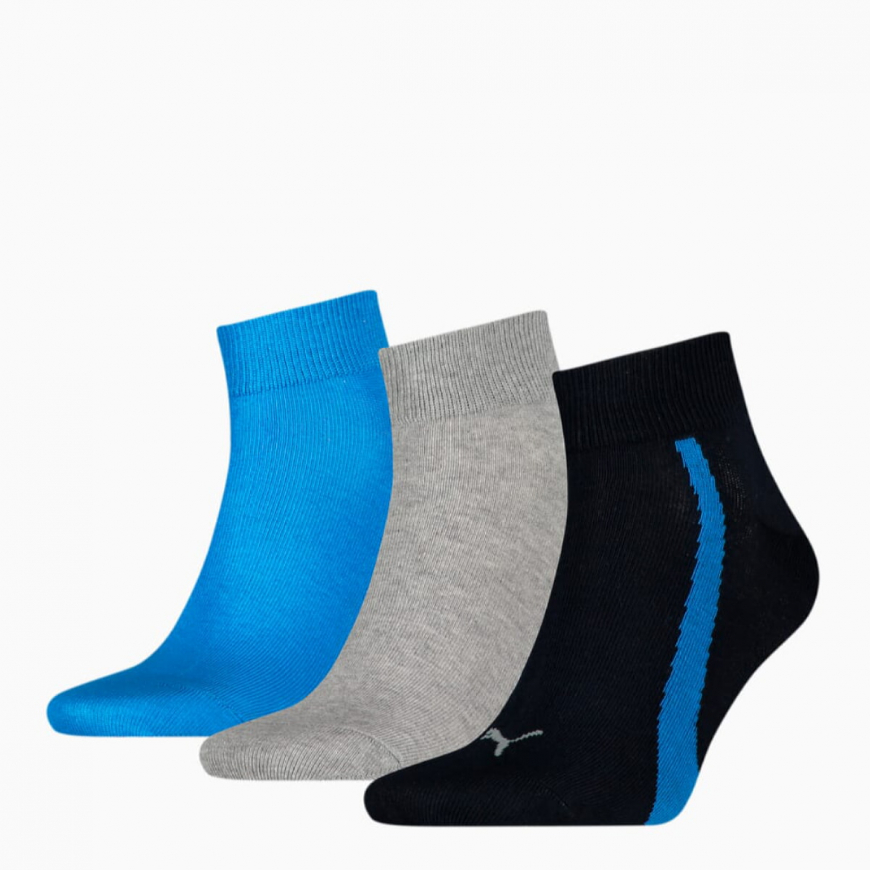 Шкарпетки PUMA UNISEX LIFESTYLE QUARTER SOCKS 3 PACK 90795203 - Зображення