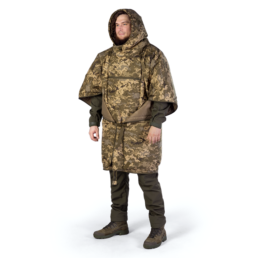 Пончо-трансформер Camotec  утеплене Кірея 9304 - Зображення