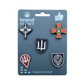 Джибітси Brand Element Набір Значки  BE-450