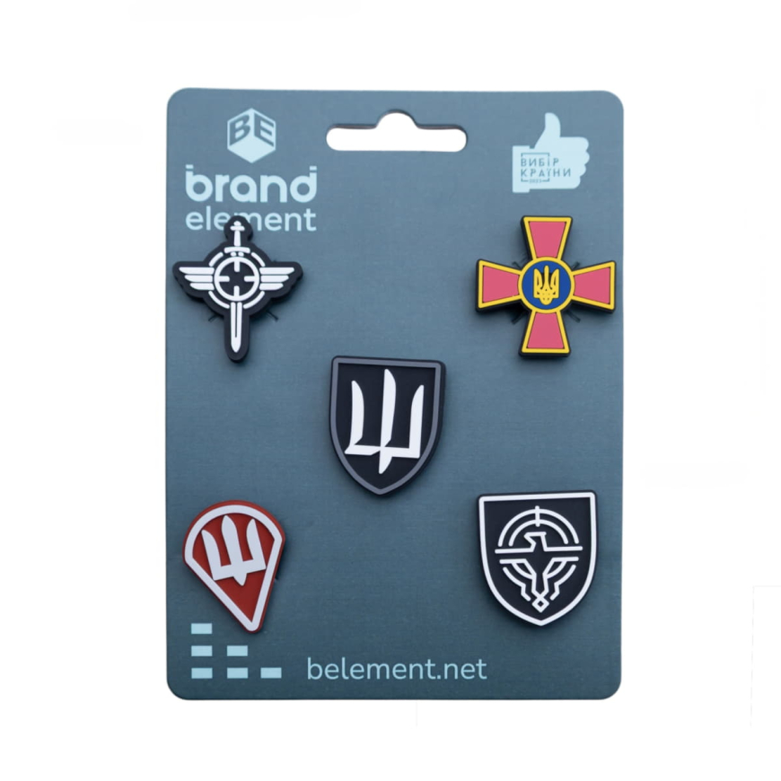 Джибітси Brand Element Набір Значки  BE-450 - Зображення