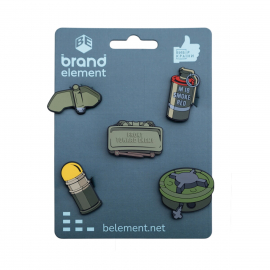 Джибітси Набір Значки Brand Element BE-450