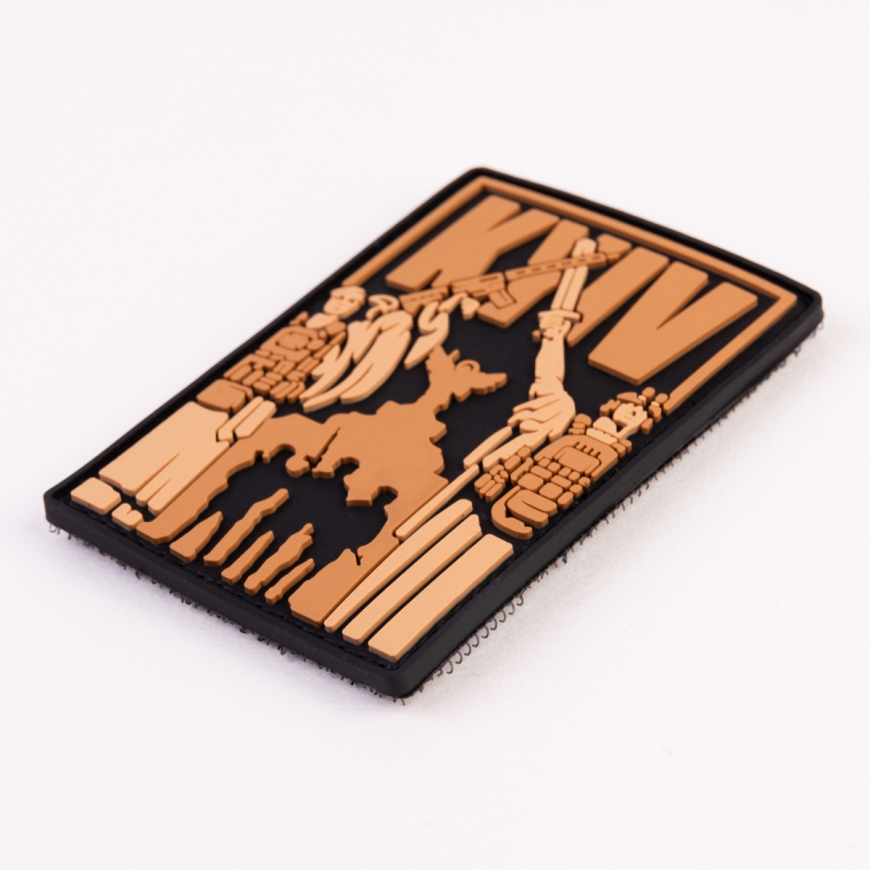 ПВХ патч (шеврон) Brand Element  "Київ-Вільний"  BE-022 - Зображення №2