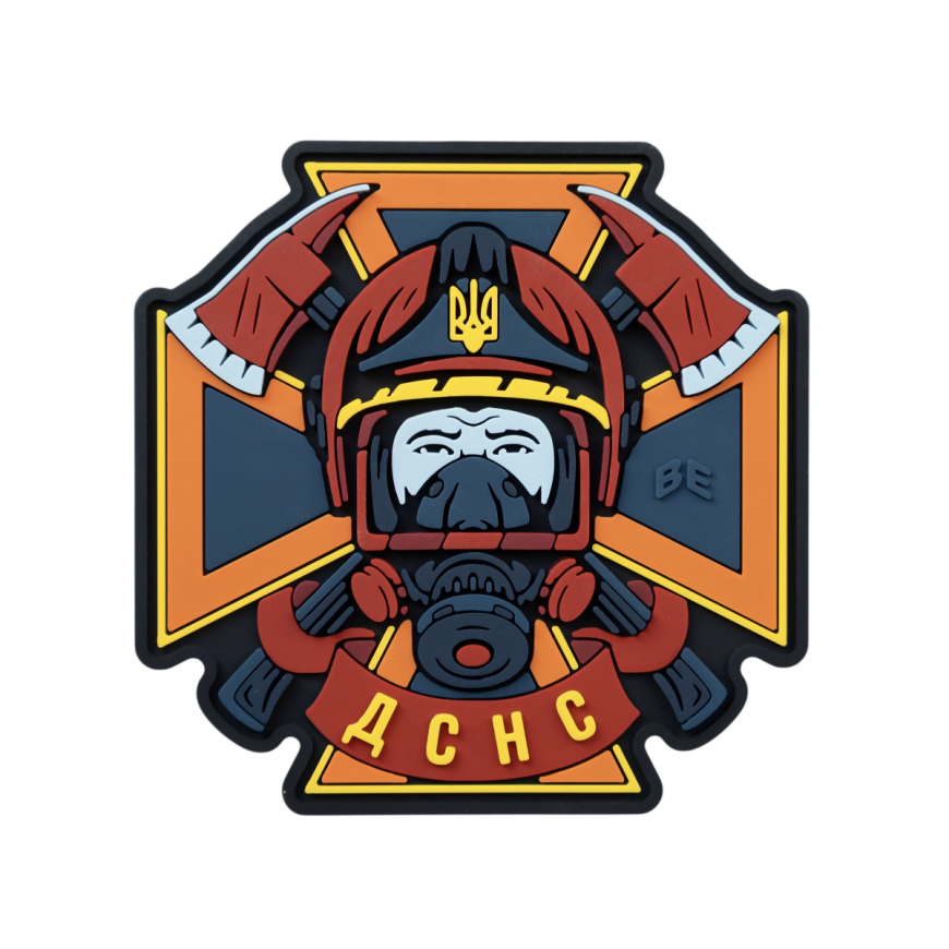 Шеврон ПВХ патч Brand Element  ДСНС BE-757 - Зображення