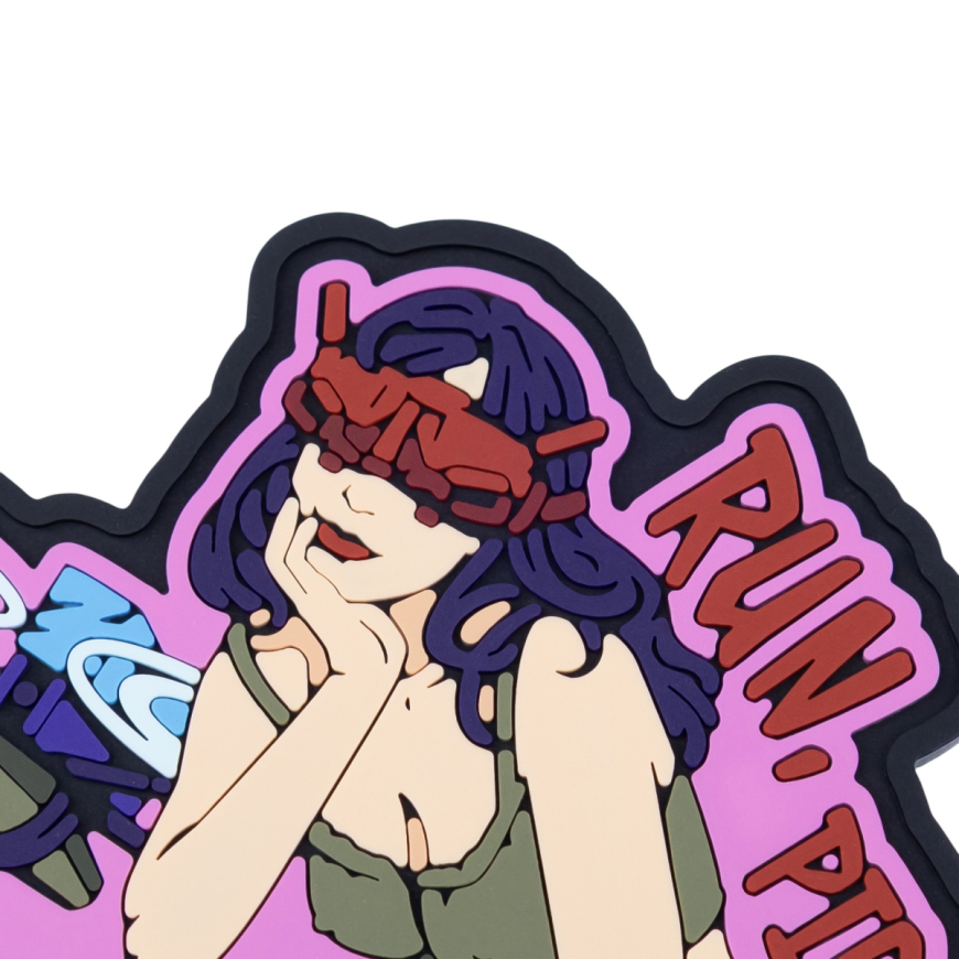 ПВХ патч (шеврон) "Run, Pidar, Run" Brand Element BE-798 - Зображення №3