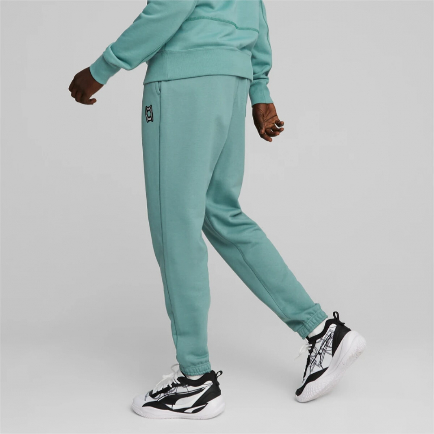 Спортивні чоловічі штани PUMA PIVOT EMB MEN'S BASKETBALL SWEATPANTS 53325114 - Зображення №2