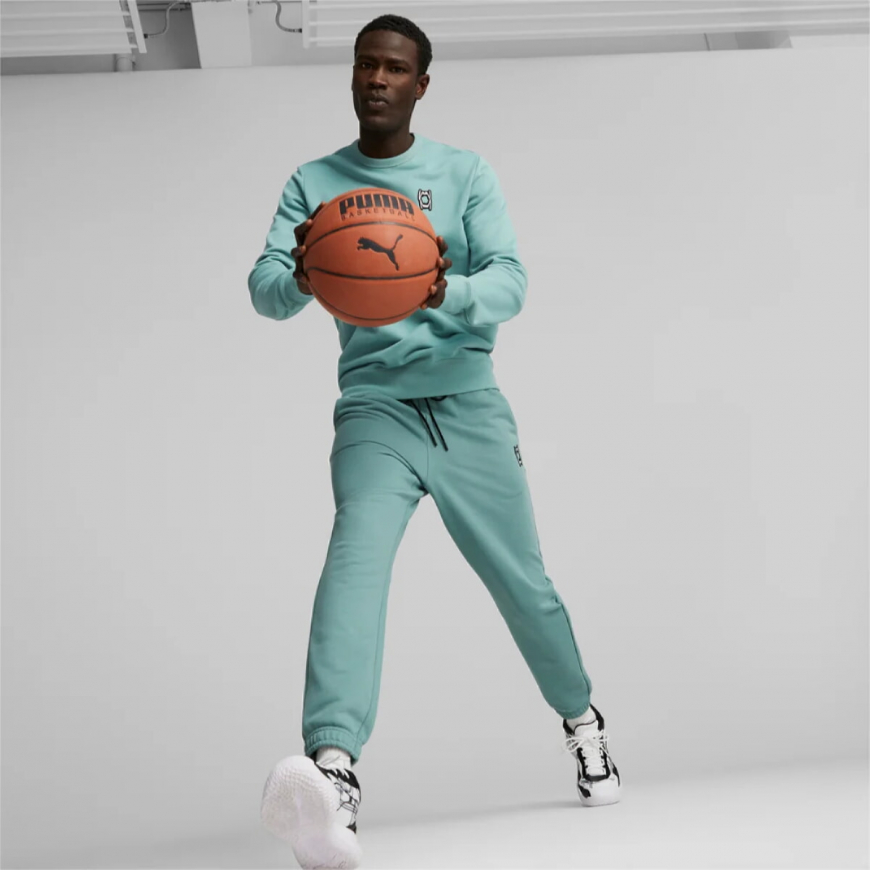 Спортивні чоловічі штани PUMA PIVOT EMB MEN'S BASKETBALL SWEATPANTS 53325114 - Зображення №3