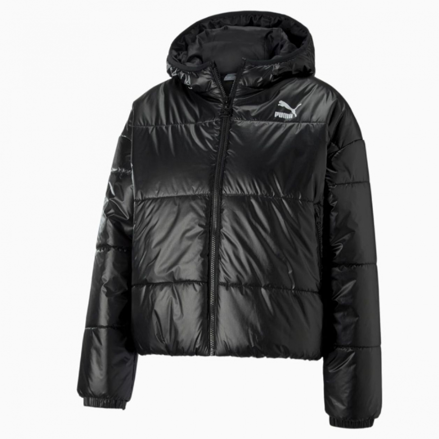 Куртка PUMA  Classics Shiny Padded Jacket 53696901 - Зображення