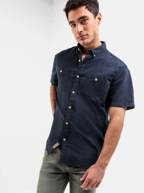 Сорочка чоловіча Camel Active Shortsleeve Shirt 409219 - Зображення №5