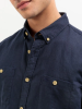 Сорочка чоловіча Camel Active Shortsleeve Shirt 409219 - Зображення №4