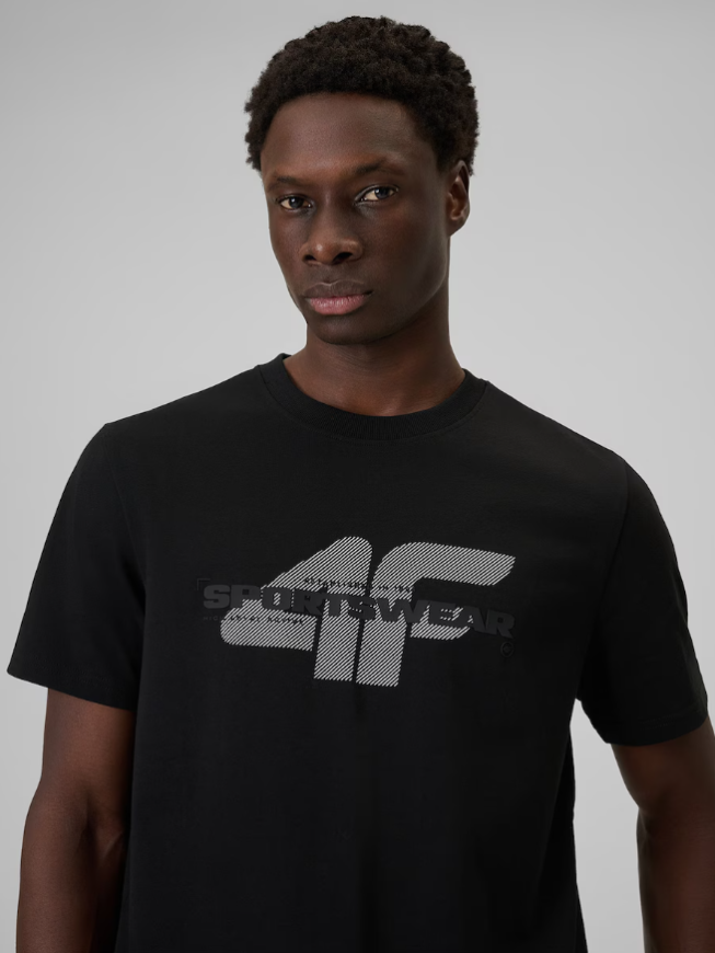 Футболка чоловіча 4F regular fit  SHM2666 - Зображення №4