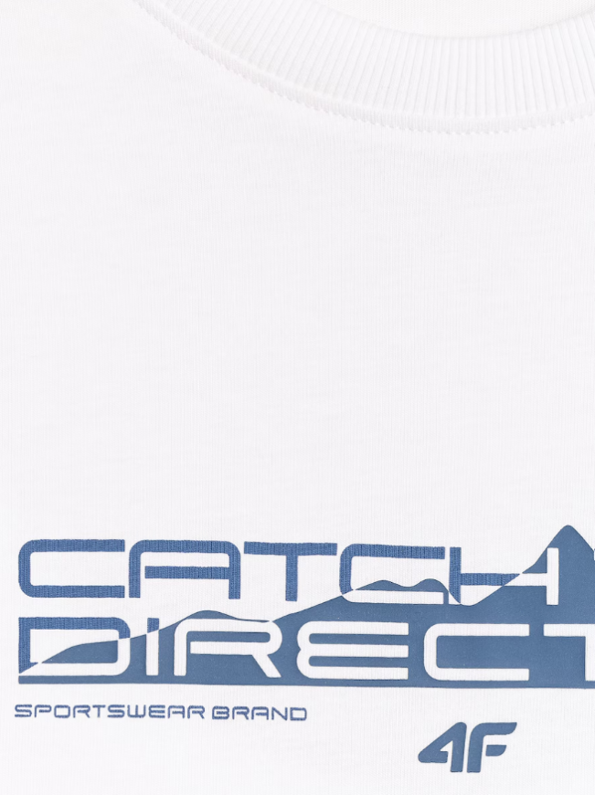 Футболка чоловіча 4F regular fit  SHM2824 - Зображення №4