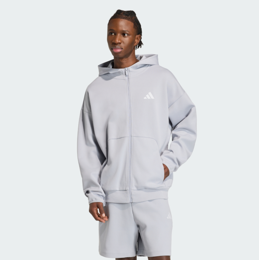 Худі чоловіче  ADIDAS  Future Icons Small Logo Full-Zip  KD7662 - Зображення