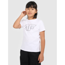 Футболка 4F oversize з принтом для дівчаток SHF2333