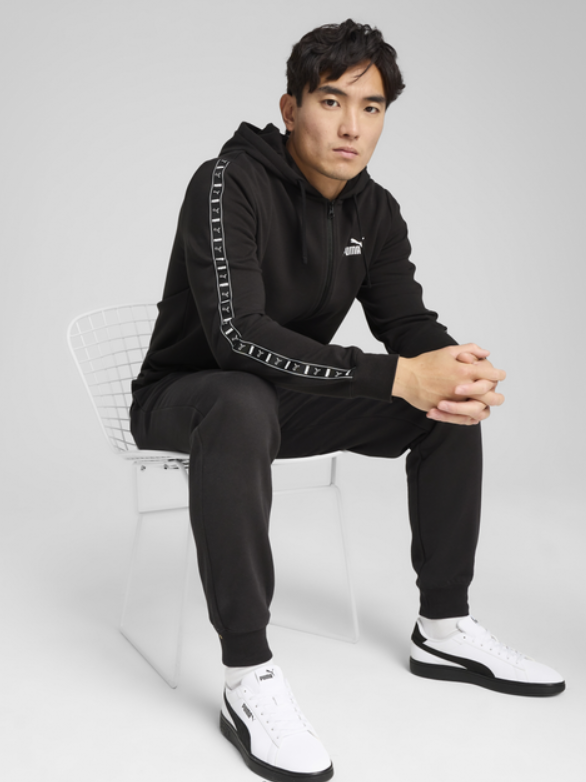 Толстовка на блискавці чоловіча Puma Ess Tape Full-Zip Hoodie Tr  68467801*SS25 - Зображення №3