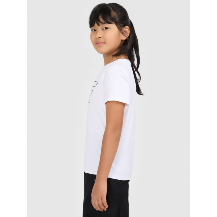 Футболка 4F oversize з принтом для дівчаток SHF2333 - Зображення №3