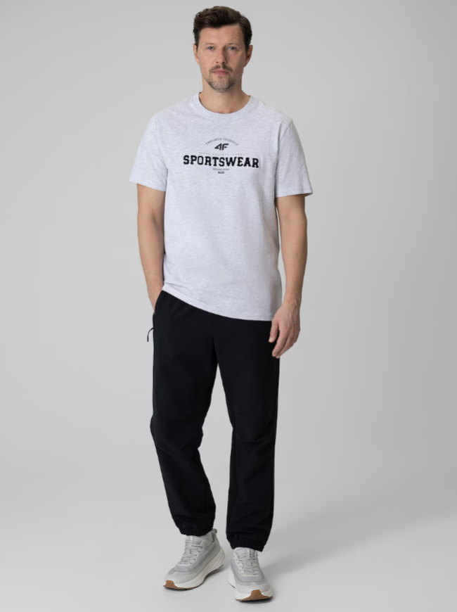 Футболка Чоловіча 4F  regular з принтом SHM3324 - Зображення №5