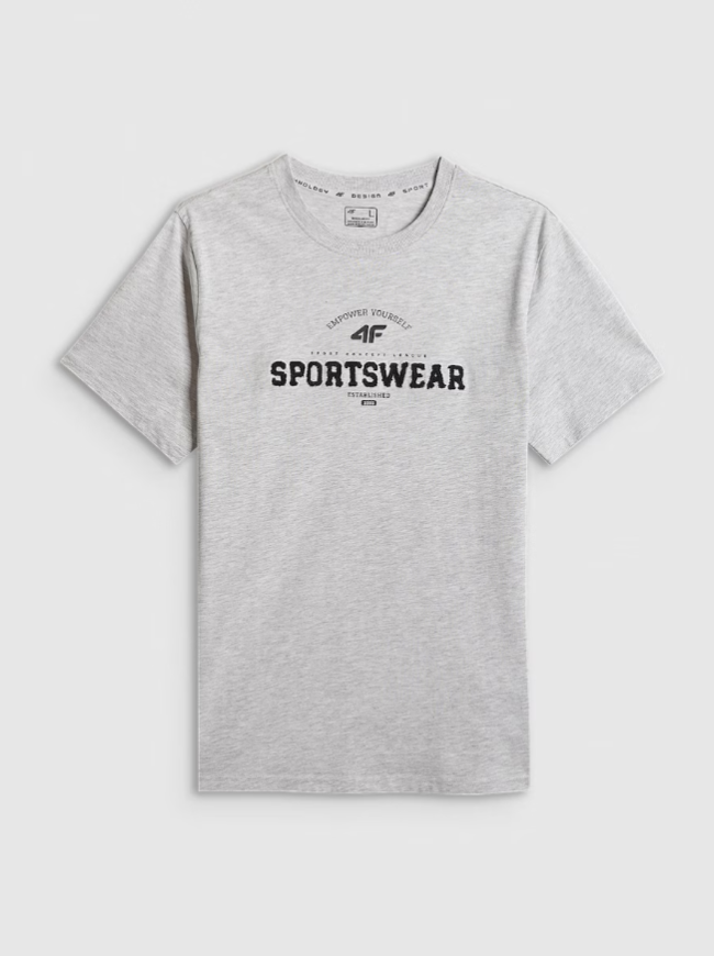 Футболка Чоловіча 4F  regular з принтом SHM3324 - Зображення №7