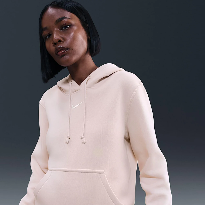 Худі жіноче Nike Sportswear Phoenix Flc Std Pink   HF6839-667 - Зображення
