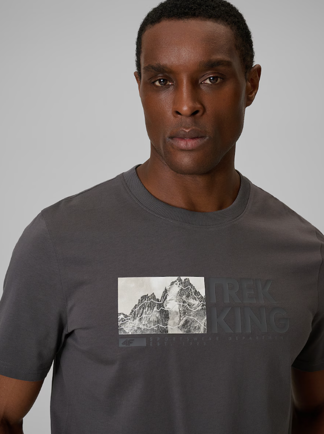 Футболка чоловіча 4F  rugular fit SHM3321 - Зображення №3