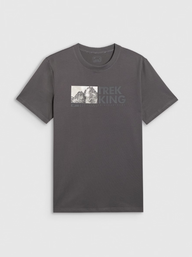 Футболка чоловіча 4F  rugular fit SHM3321 - Зображення №5