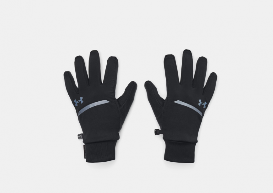 Чоловічі рукавички Under Armour STORM FLEECE RUN GLOVES  1373284-001*AW25 - Зображення