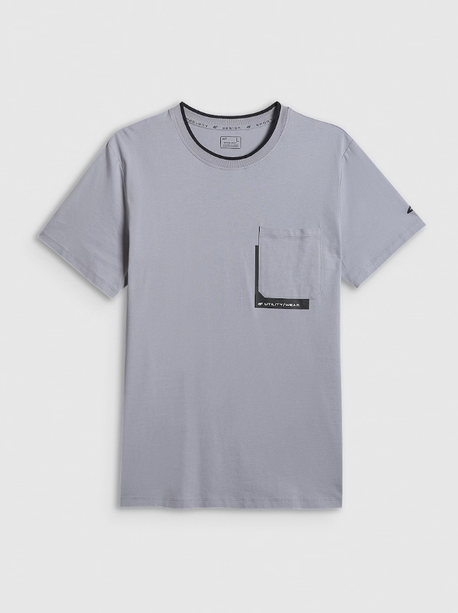 Футболка чоловіча 4F regular fit  SHM2663 - Зображення №7